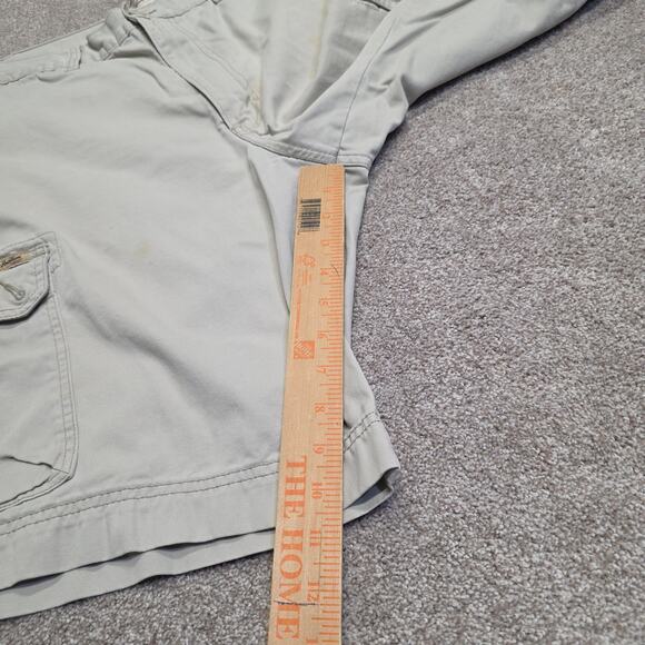 Y2K Relaxed casual Utilitarian Cargo Twill Shorts Levi Strauss Signature sz 36 - Picture 7 of 14